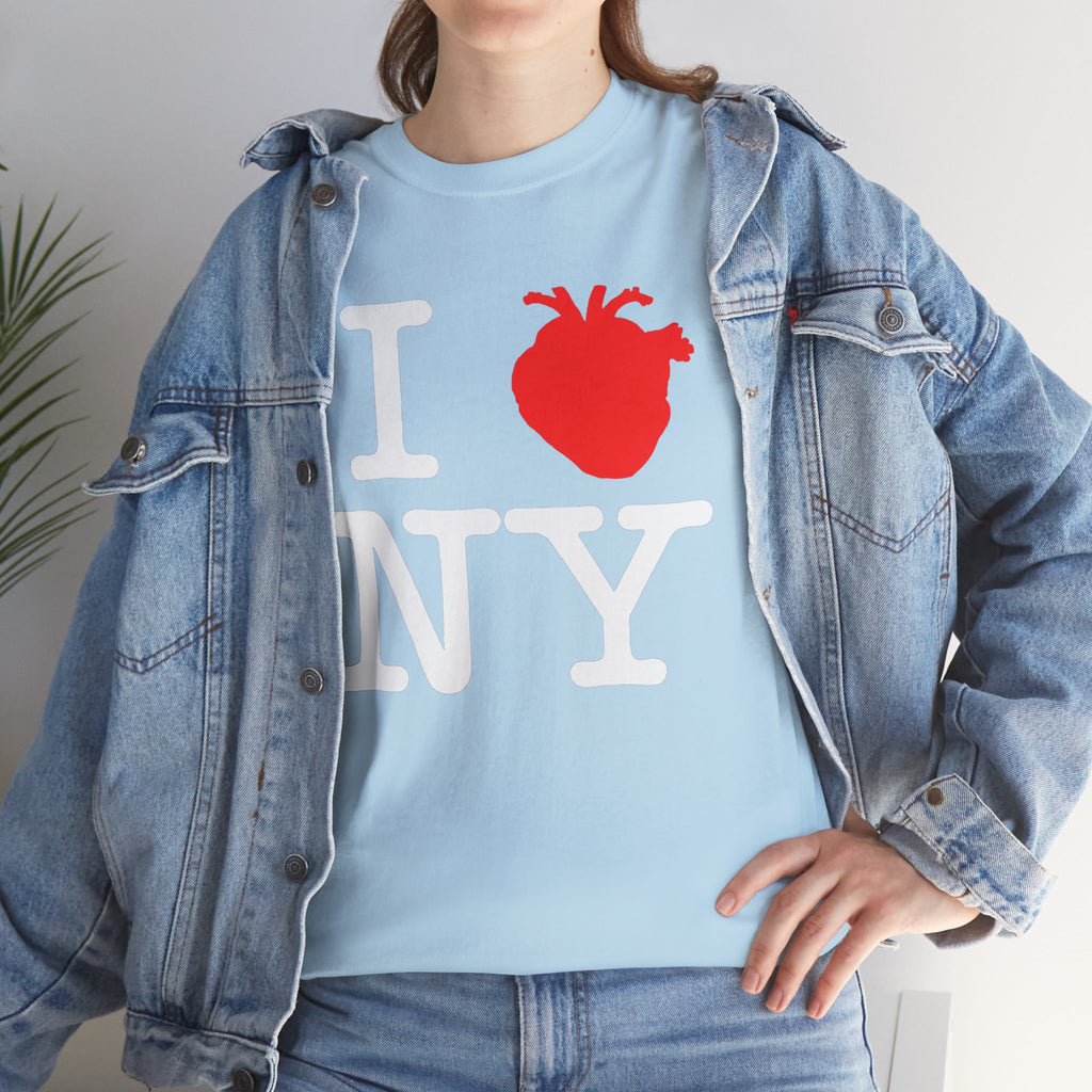 I  NY Anatomical Heart T‑Shirt — NYC Souvenir Tee