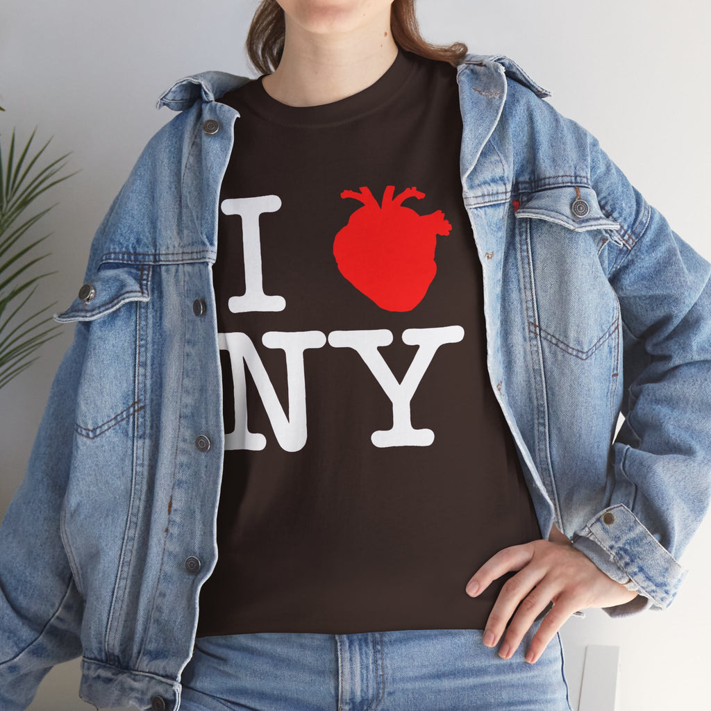 I  NY Anatomical Heart T‑Shirt — NYC Souvenir Tee