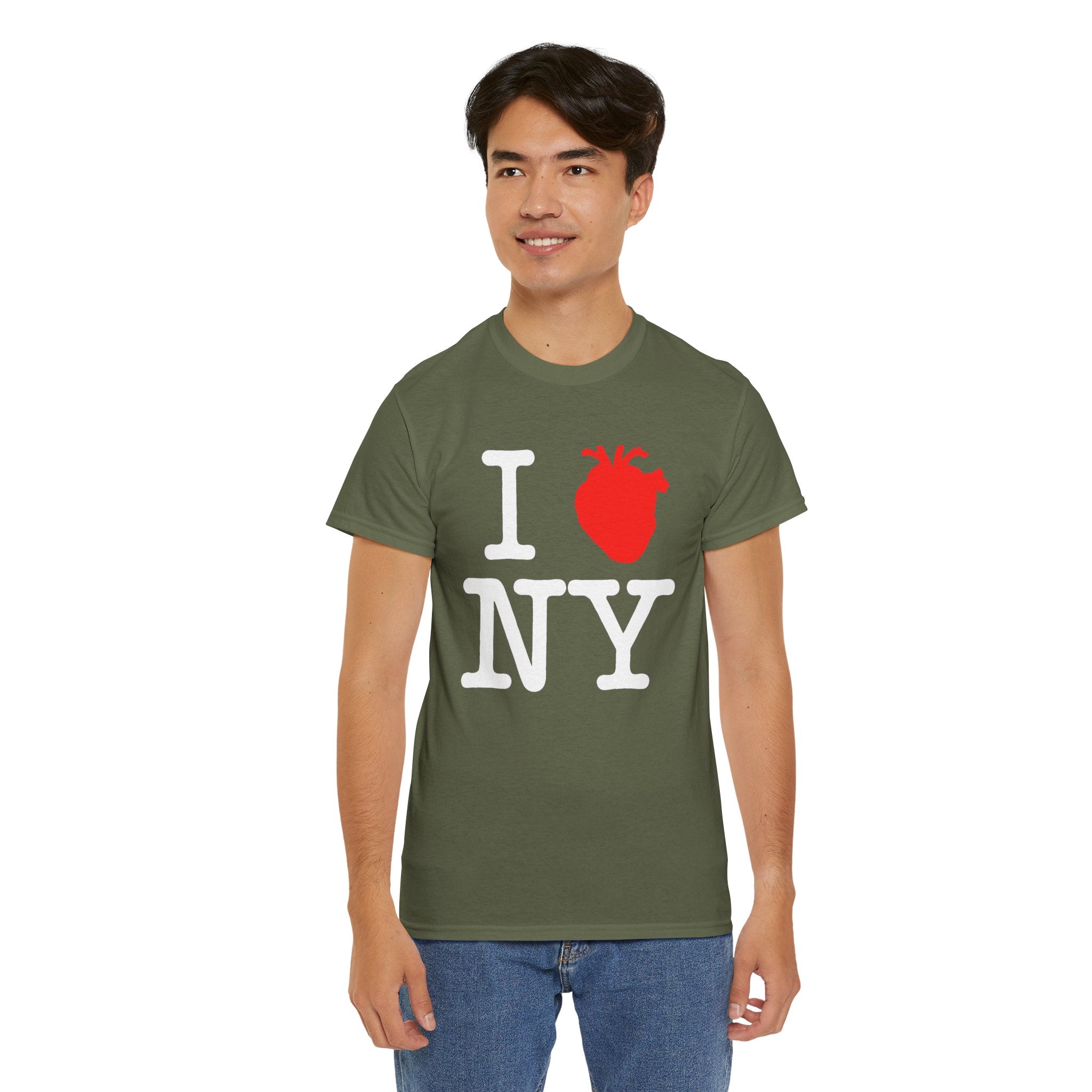 I  NY Anatomical Heart T‑Shirt — NYC Souvenir Tee