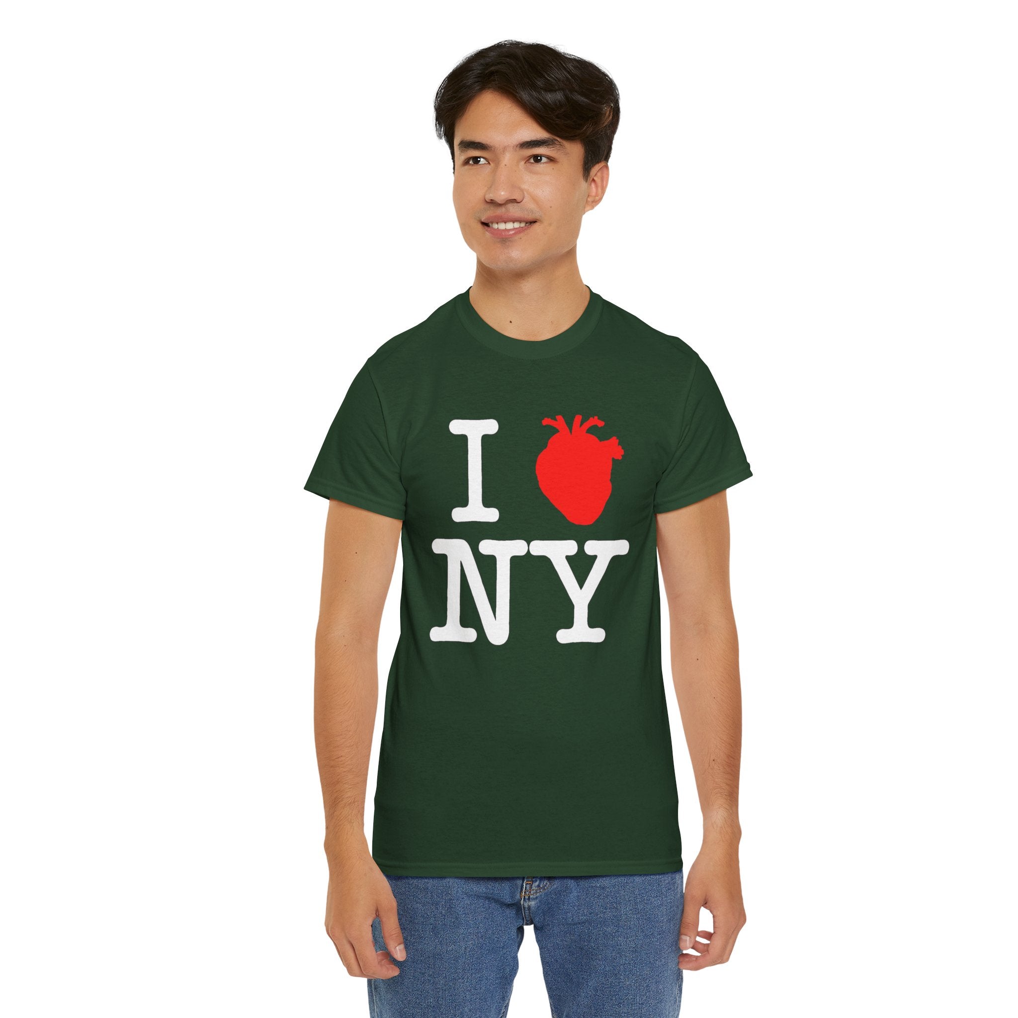 I  NY Anatomical Heart T‑Shirt — NYC Souvenir Tee