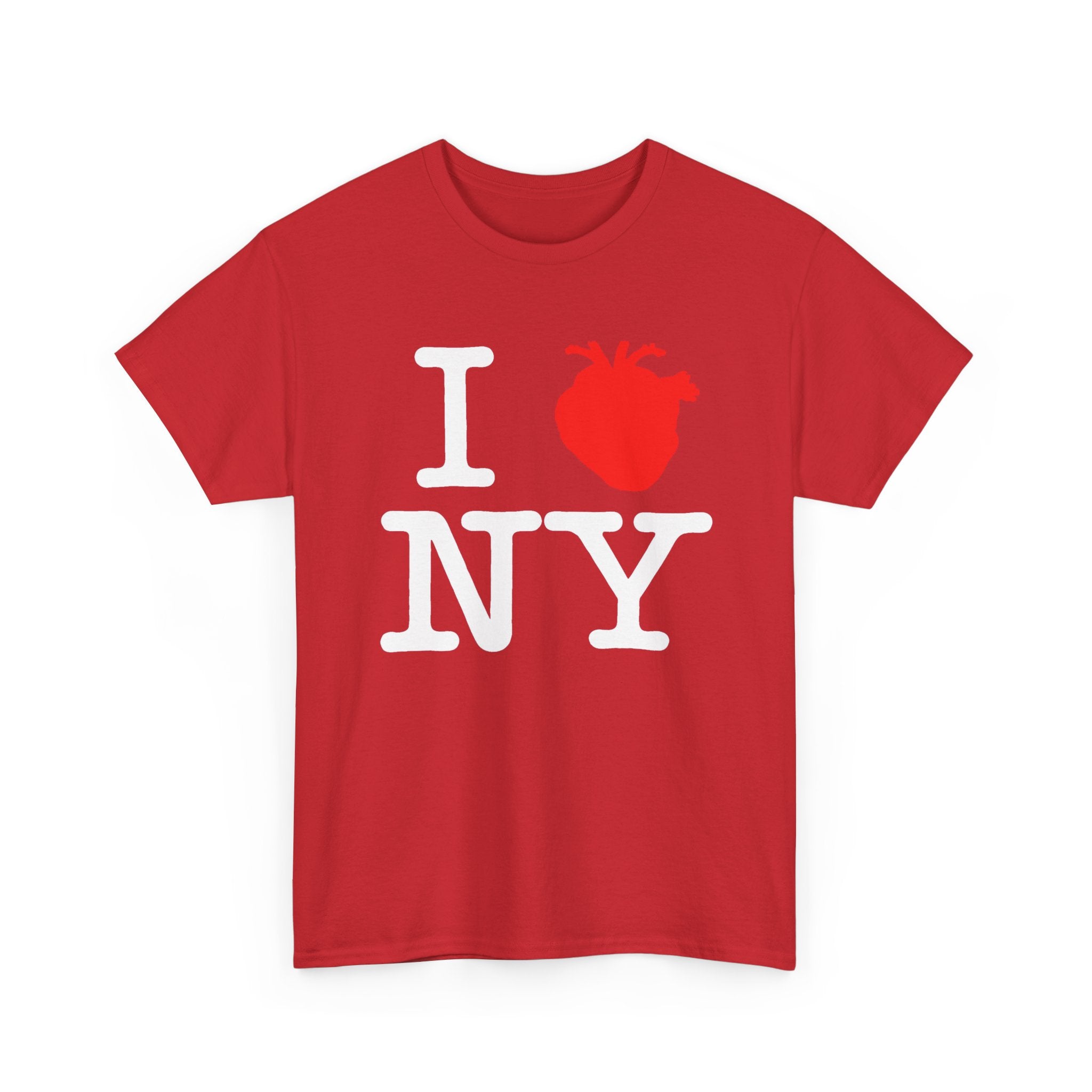 I  NY Anatomical Heart T‑Shirt — NYC Souvenir Tee