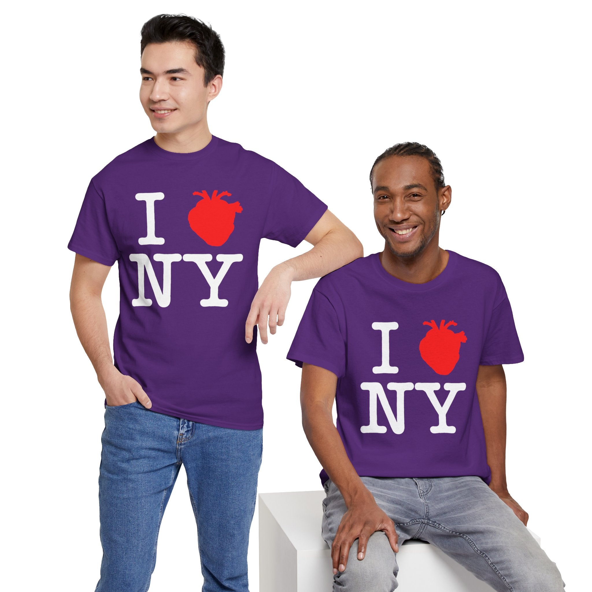 I  NY Anatomical Heart T‑Shirt — NYC Souvenir Tee