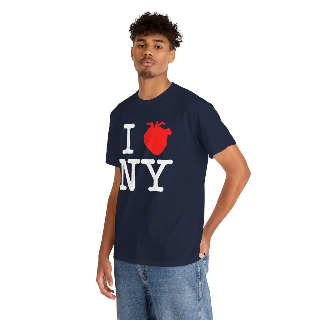 I  NY Anatomical Heart T‑Shirt — NYC Souvenir Tee