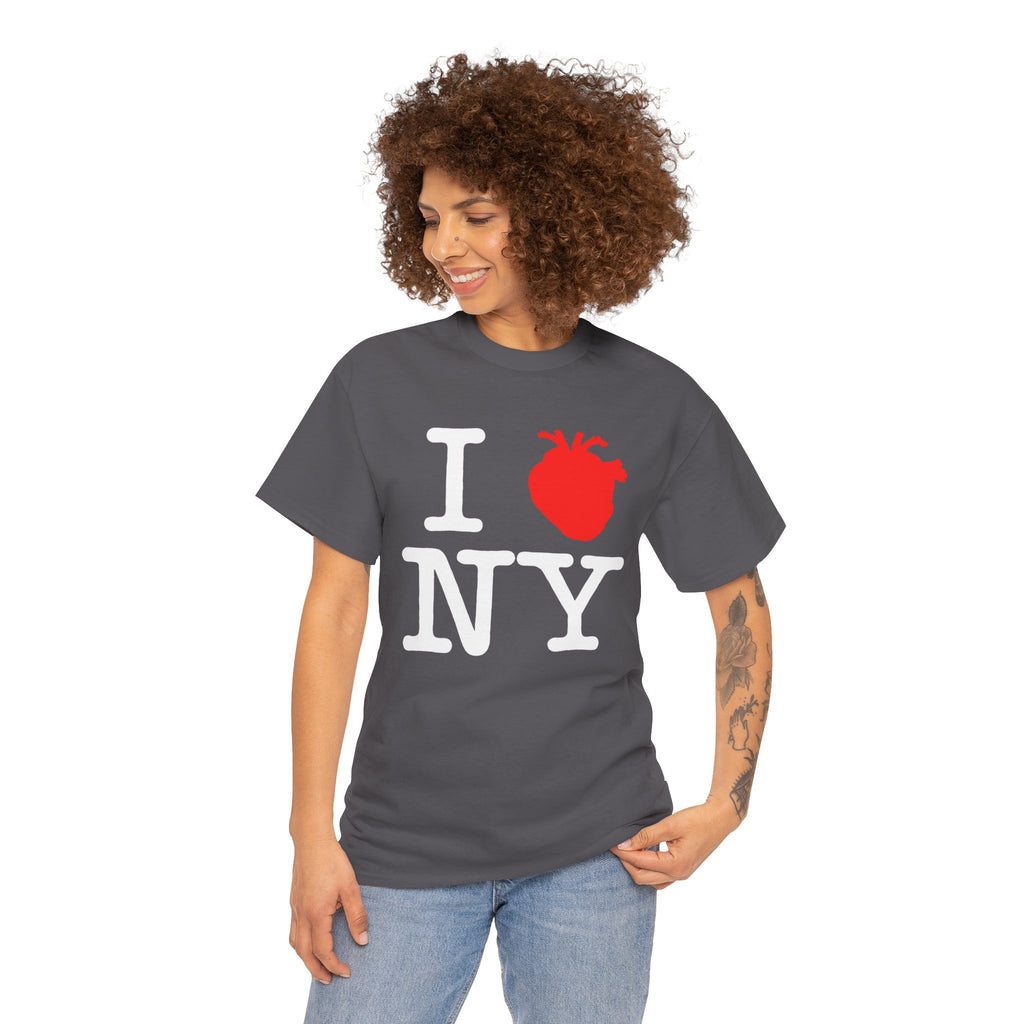 I  NY Anatomical Heart T‑Shirt — NYC Souvenir Tee