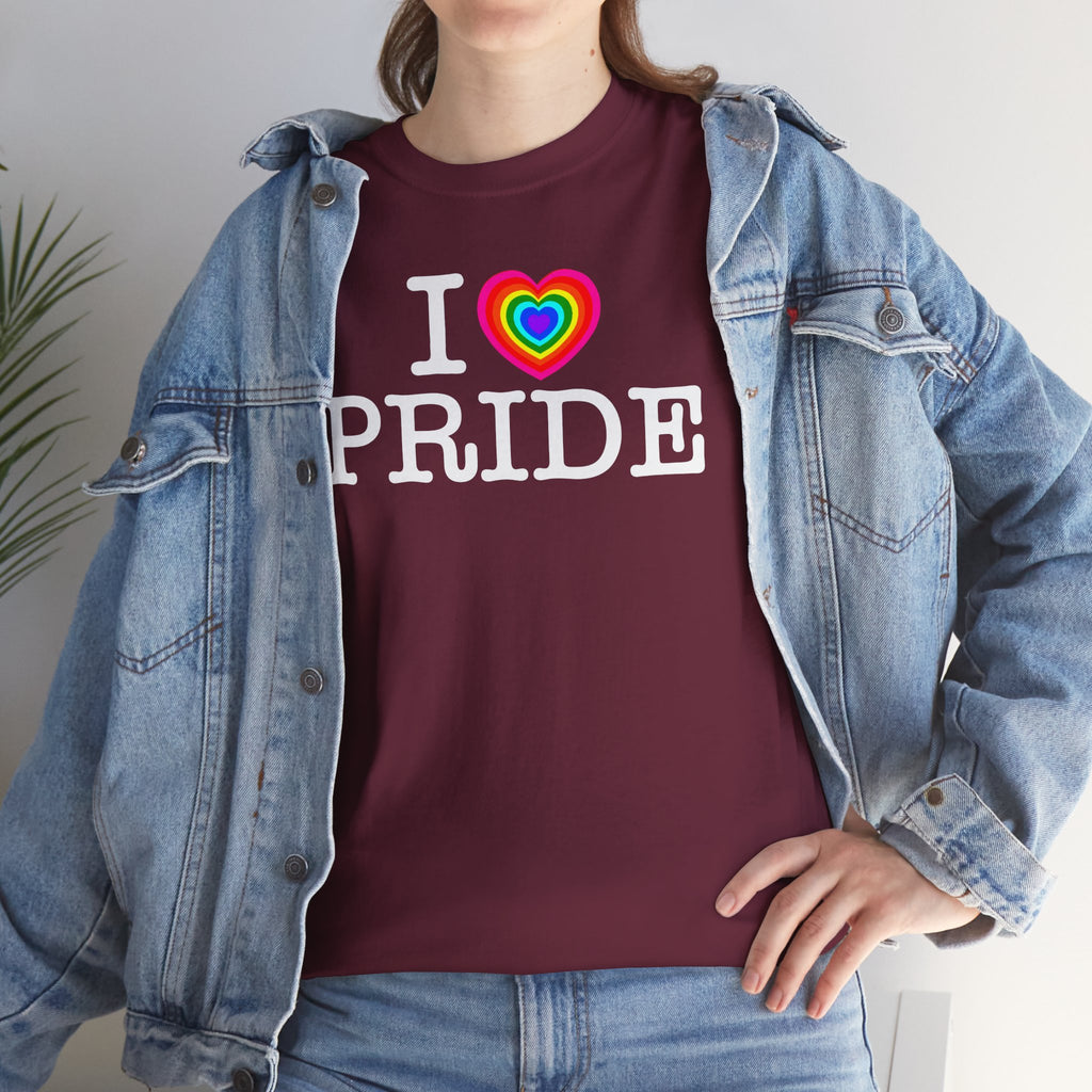 I Heart PRIDE Rainbow Heart — Classic I LOVE New York NY T-Shirt