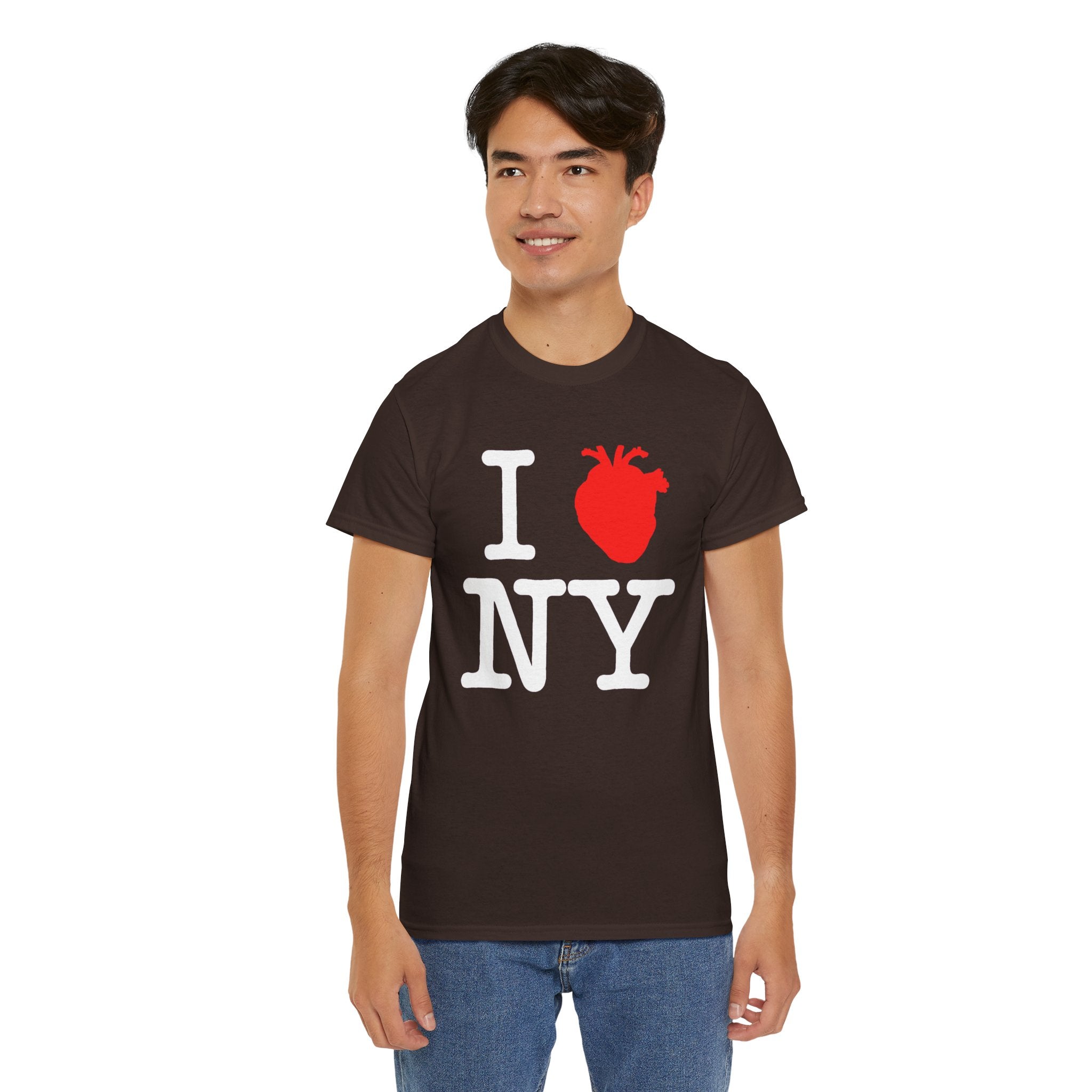 I  NY Anatomical Heart T‑Shirt — NYC Souvenir Tee