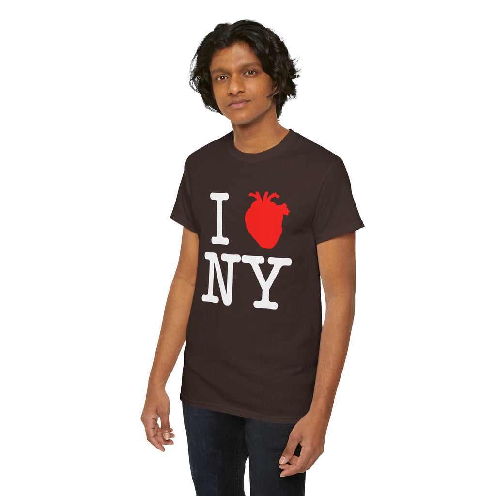 I  NY Anatomical Heart T‑Shirt — NYC Souvenir Tee