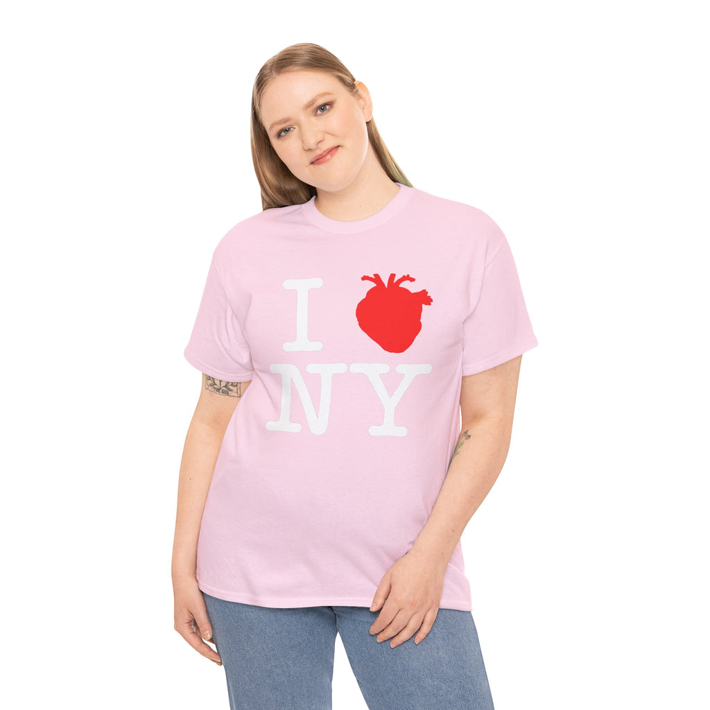 I  NY Anatomical Heart T‑Shirt — NYC Souvenir Tee