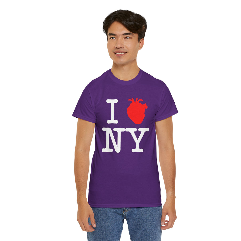 I  NY Anatomical Heart T‑Shirt — NYC Souvenir Tee