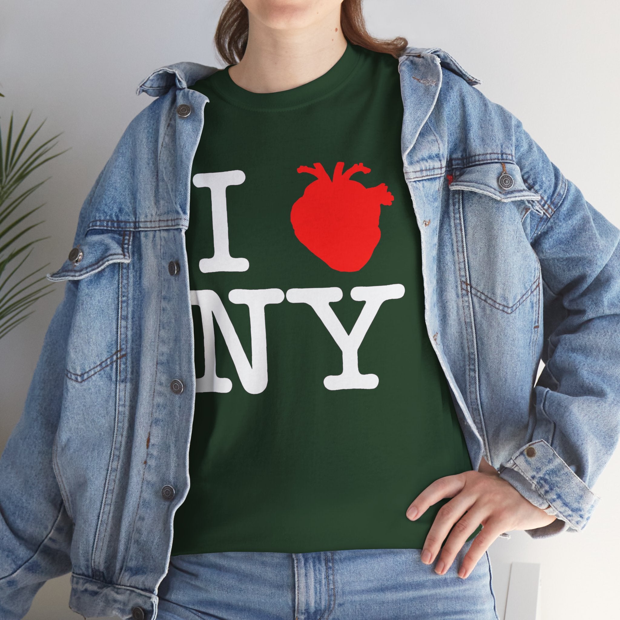 I  NY Anatomical Heart T‑Shirt — NYC Souvenir Tee