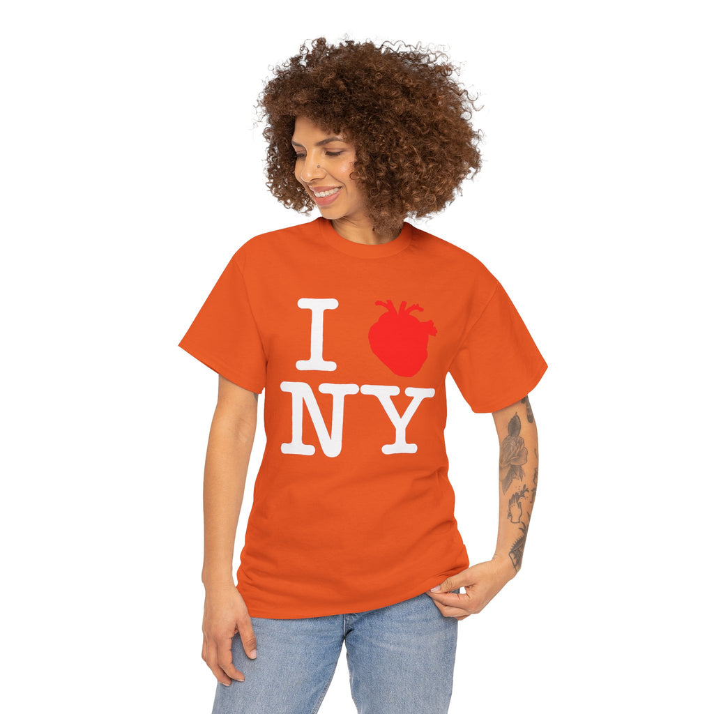 I  NY Anatomical Heart T‑Shirt — NYC Souvenir Tee
