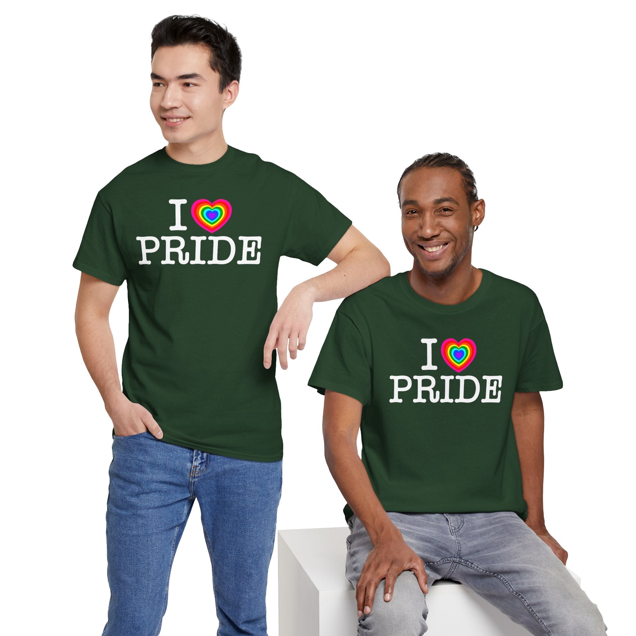 I Heart PRIDE Rainbow Heart — Classic I LOVE New York NY T-Shirt