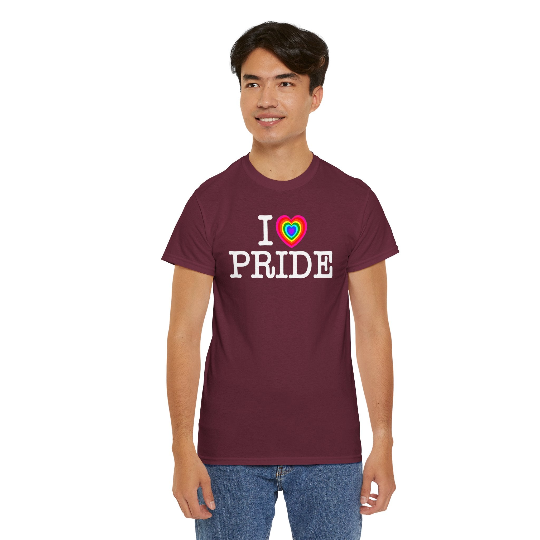 I Heart PRIDE Rainbow Heart — Classic I LOVE New York NY T-Shirt