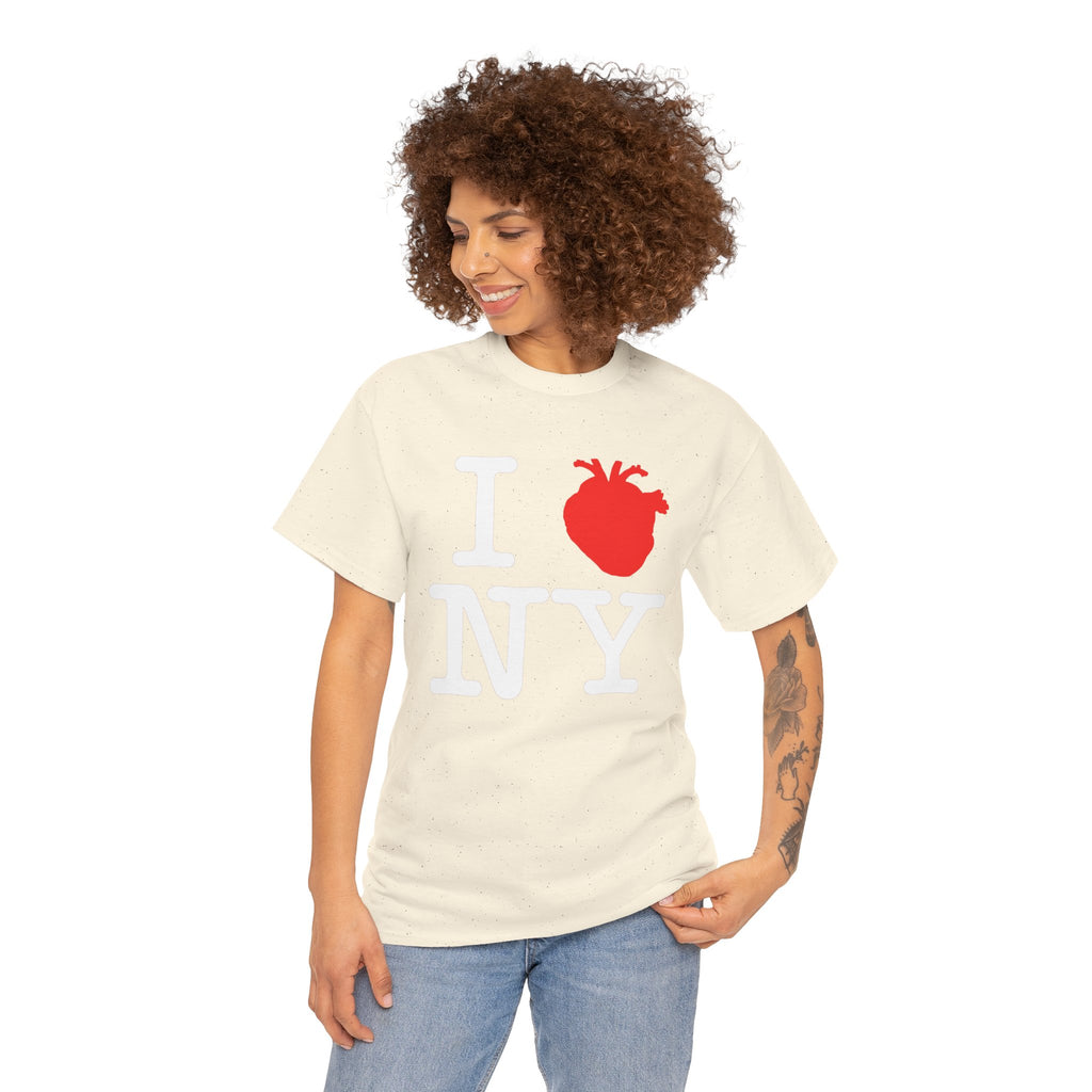 I  NY Anatomical Heart T‑Shirt — NYC Souvenir Tee
