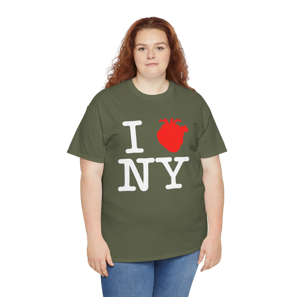 I  NY Anatomical Heart T‑Shirt — NYC Souvenir Tee