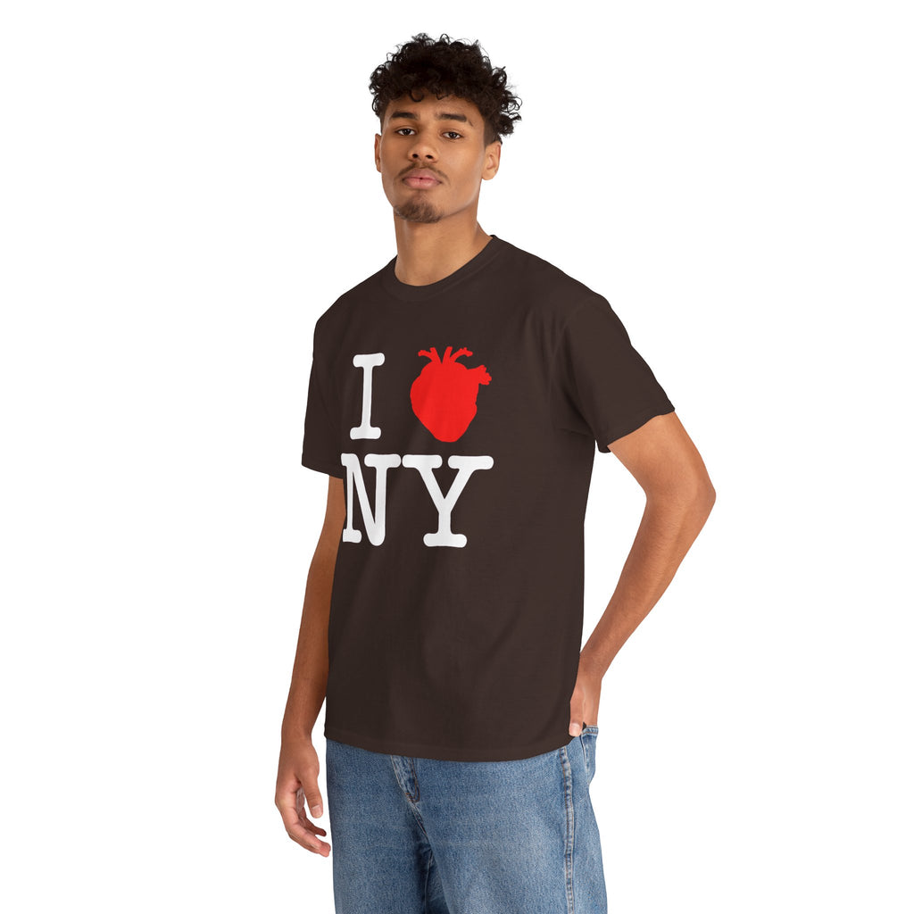 I  NY Anatomical Heart T‑Shirt — NYC Souvenir Tee