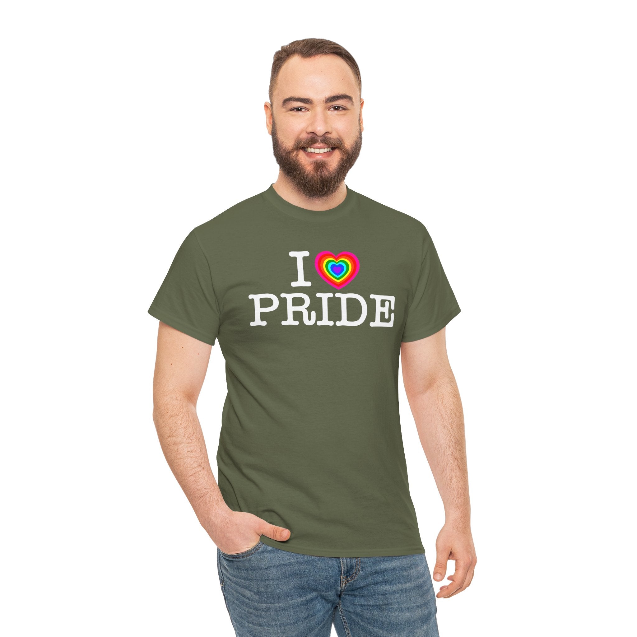I Heart PRIDE Rainbow Heart — Classic I LOVE New York NY T-Shirt