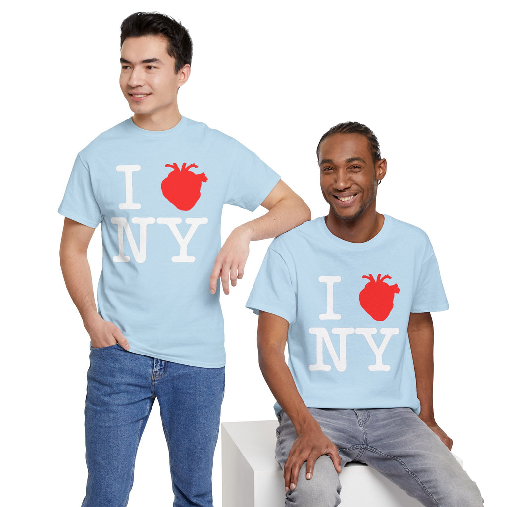 I  NY Anatomical Heart T‑Shirt — NYC Souvenir Tee