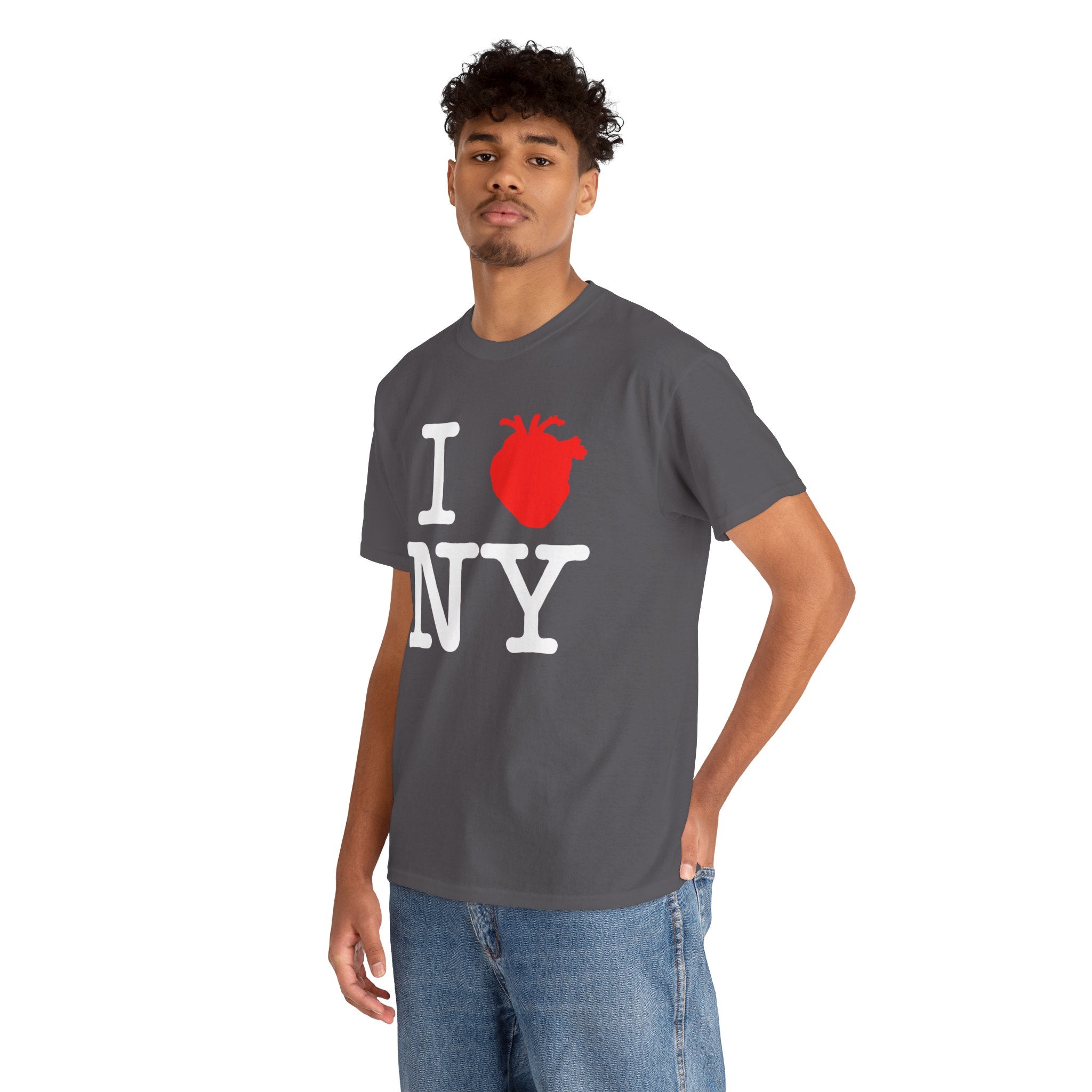I  NY Anatomical Heart T‑Shirt — NYC Souvenir Tee