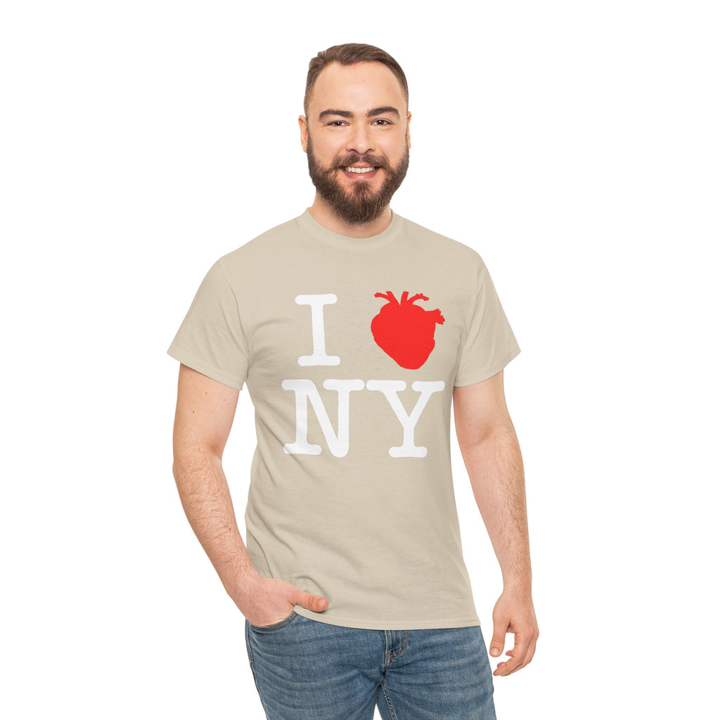 I  NY Anatomical Heart T‑Shirt — NYC Souvenir Tee