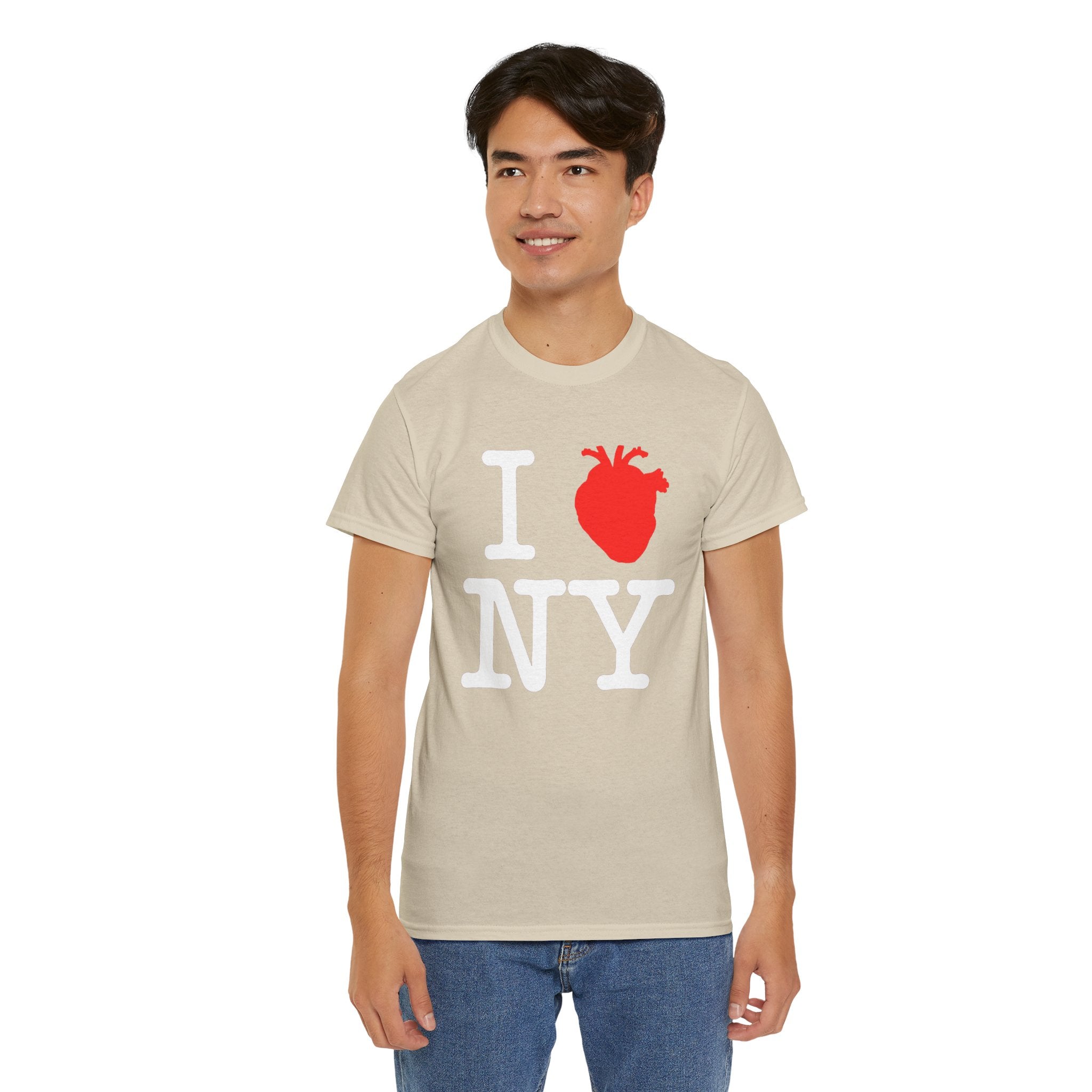 I  NY Anatomical Heart T‑Shirt — NYC Souvenir Tee