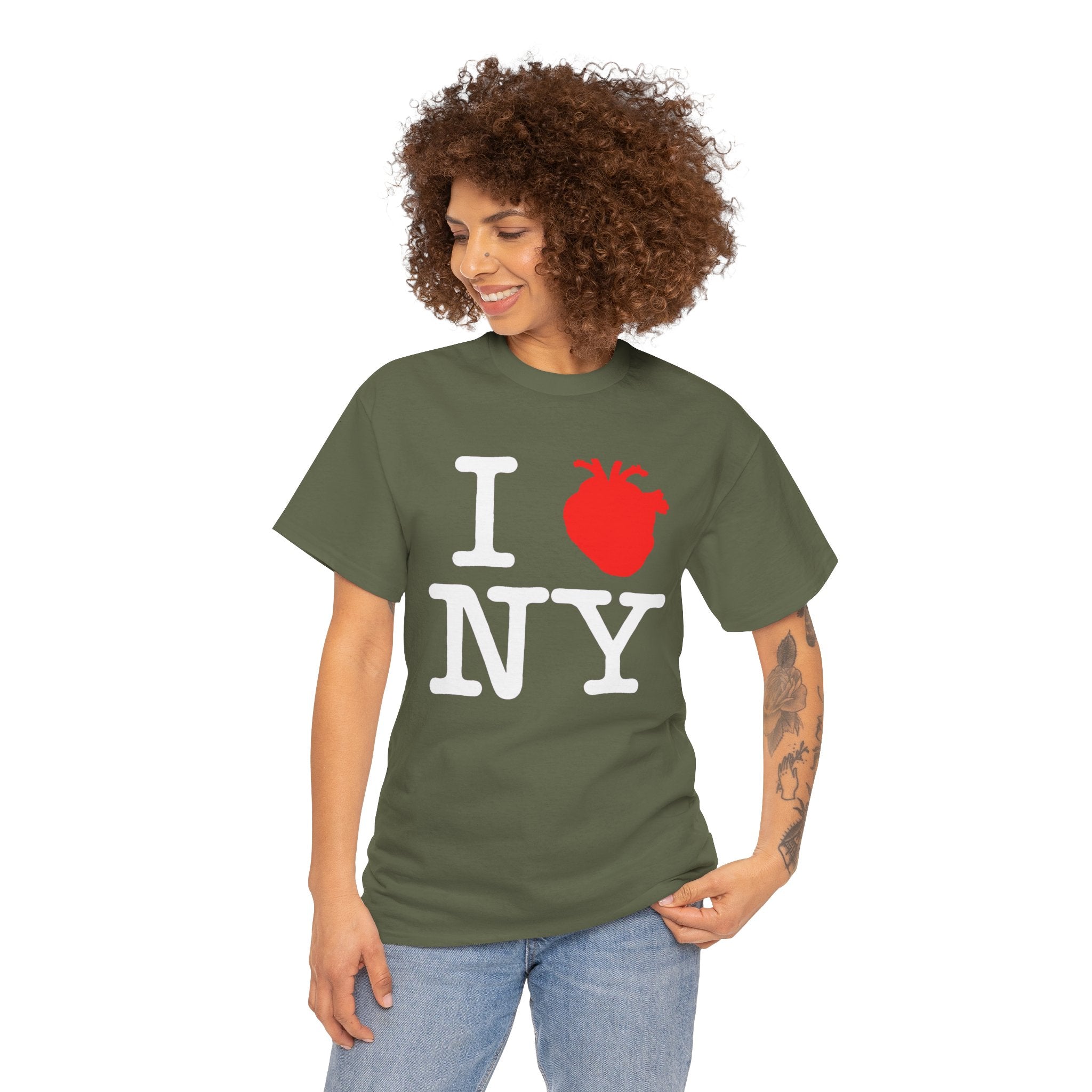 I  NY Anatomical Heart T‑Shirt — NYC Souvenir Tee