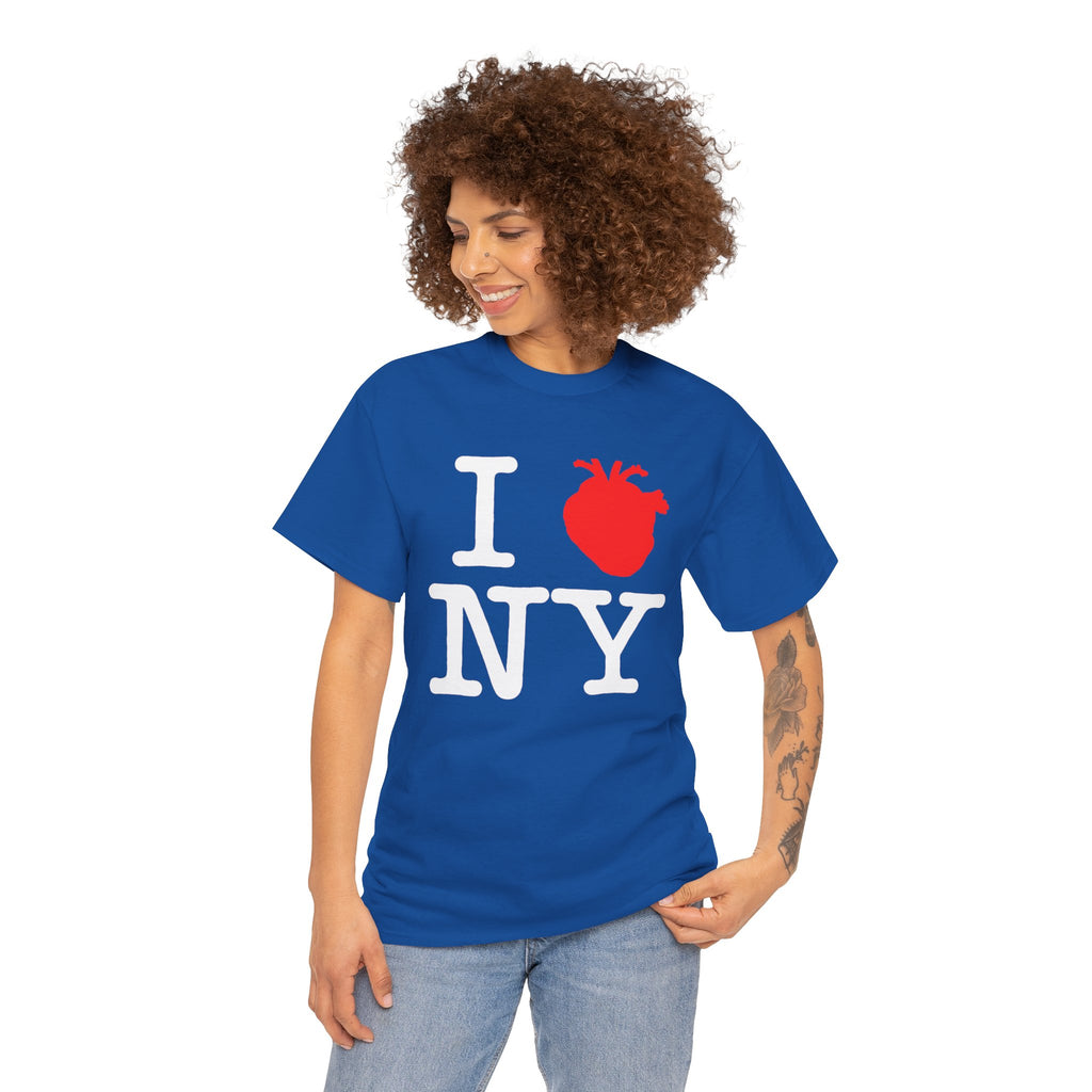 I  NY Anatomical Heart T‑Shirt — NYC Souvenir Tee