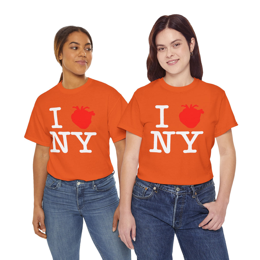 I  NY Anatomical Heart T‑Shirt — NYC Souvenir Tee