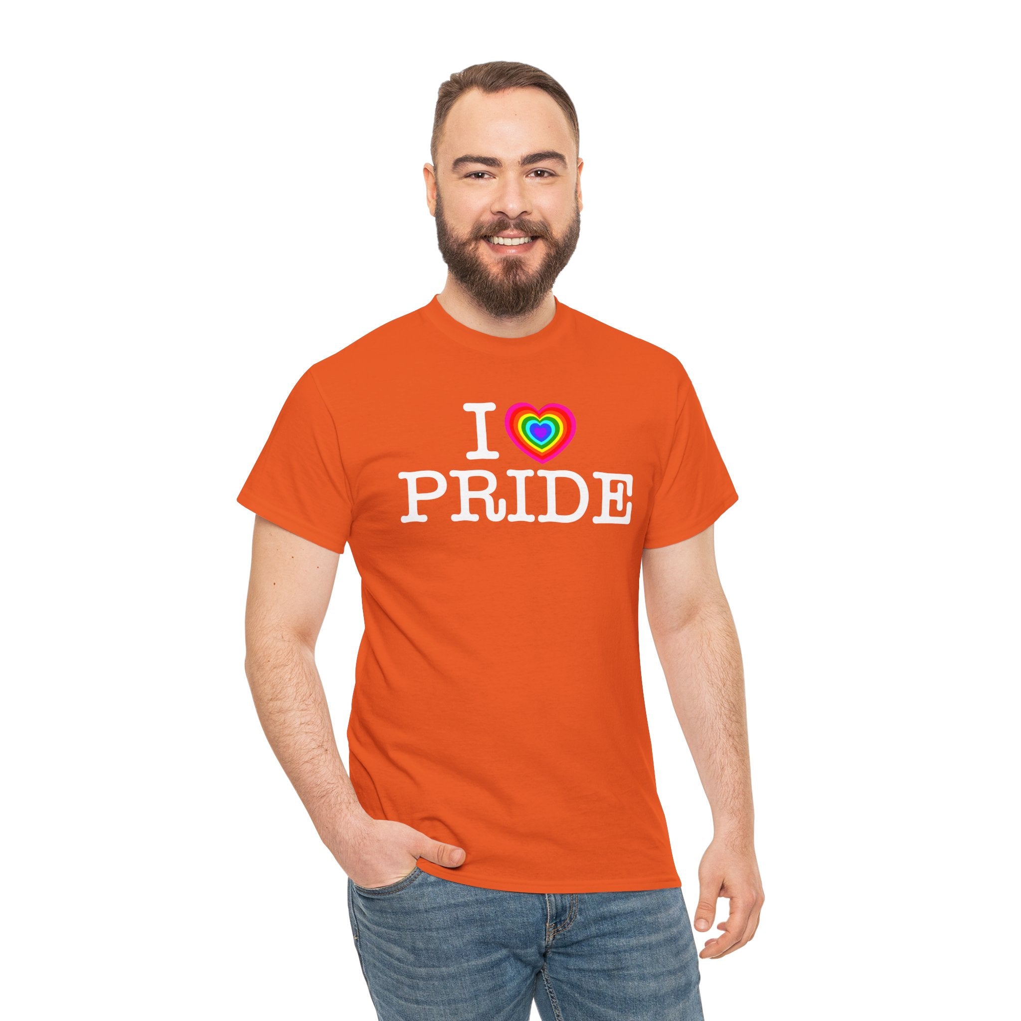 I Heart PRIDE Rainbow Heart — Classic I LOVE New York NY T-Shirt