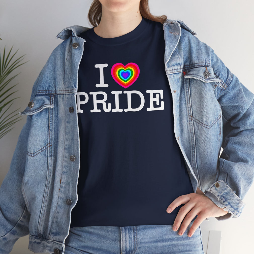 I Heart PRIDE Rainbow Heart — Classic I LOVE New York NY T-Shirt