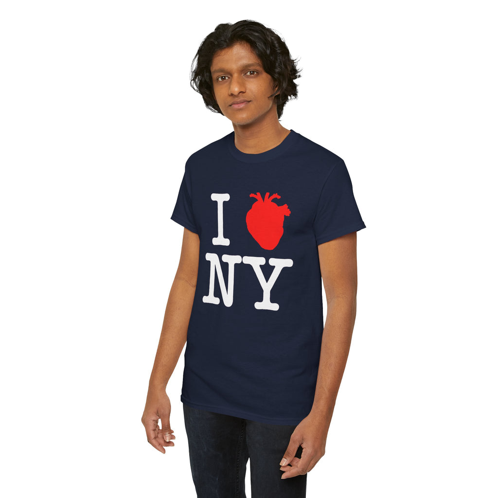 I  NY Anatomical Heart T‑Shirt — NYC Souvenir Tee