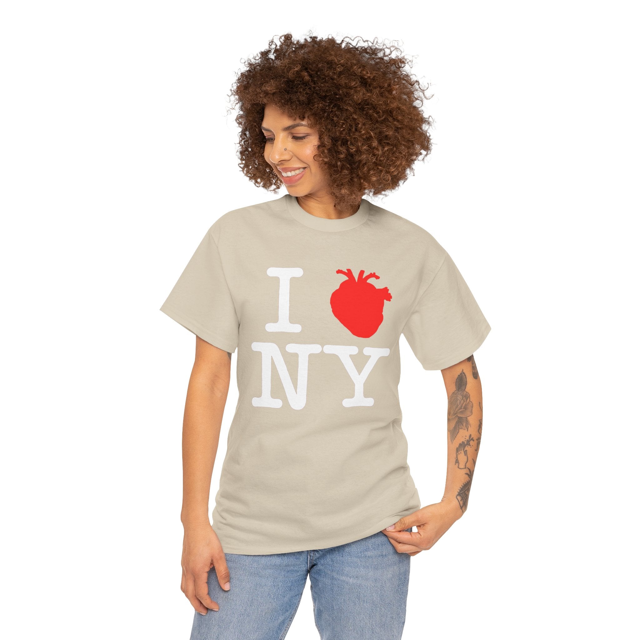 I  NY Anatomical Heart T‑Shirt — NYC Souvenir Tee