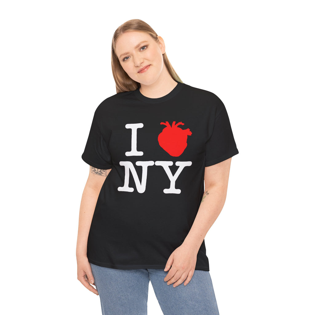 I  NY Anatomical Heart T‑Shirt — NYC Souvenir Tee