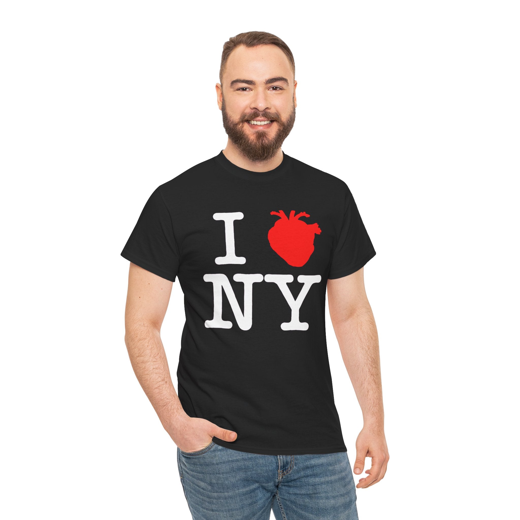 I  NY Anatomical Heart T‑Shirt — NYC Souvenir Tee