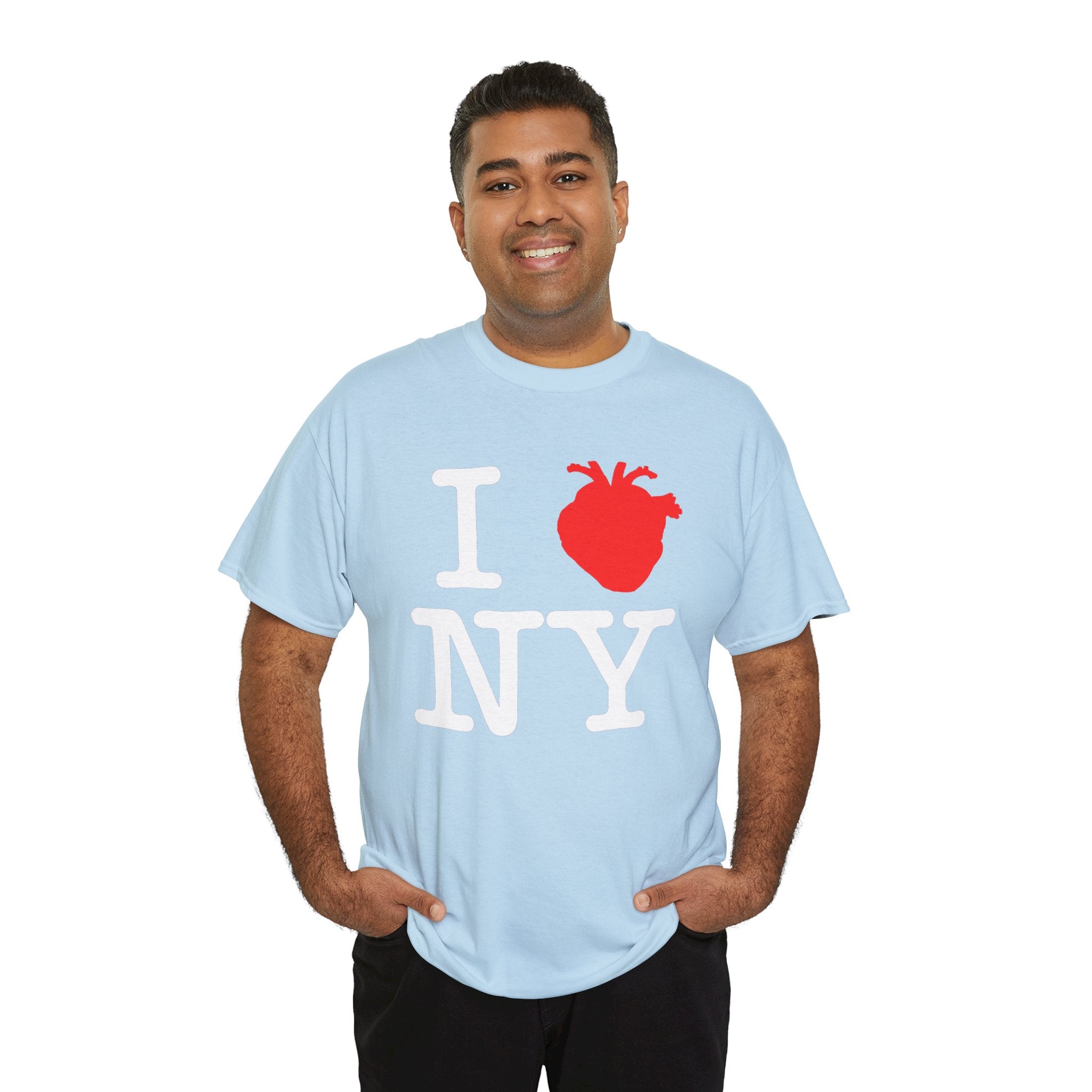 I  NY Anatomical Heart T‑Shirt — NYC Souvenir Tee