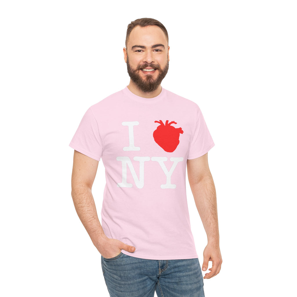 I  NY Anatomical Heart T‑Shirt — NYC Souvenir Tee