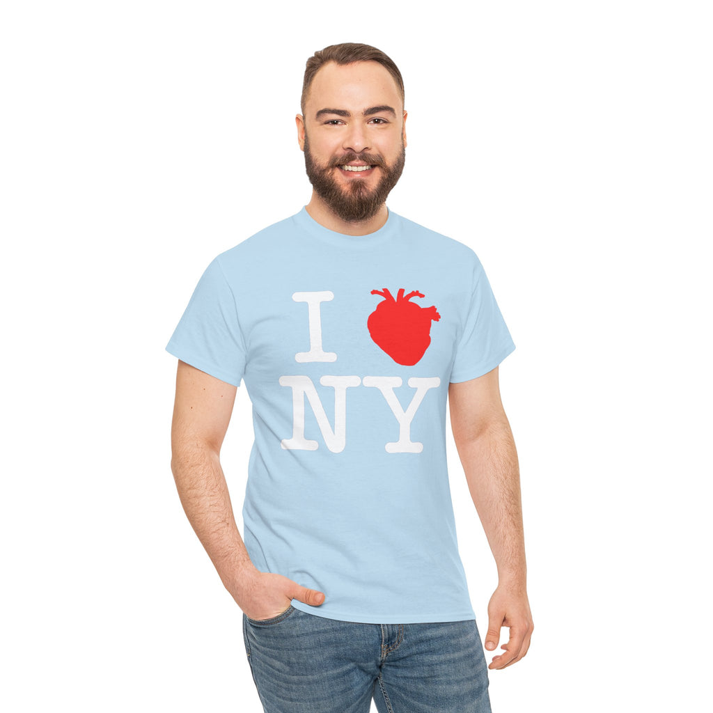 I  NY Anatomical Heart T‑Shirt — NYC Souvenir Tee