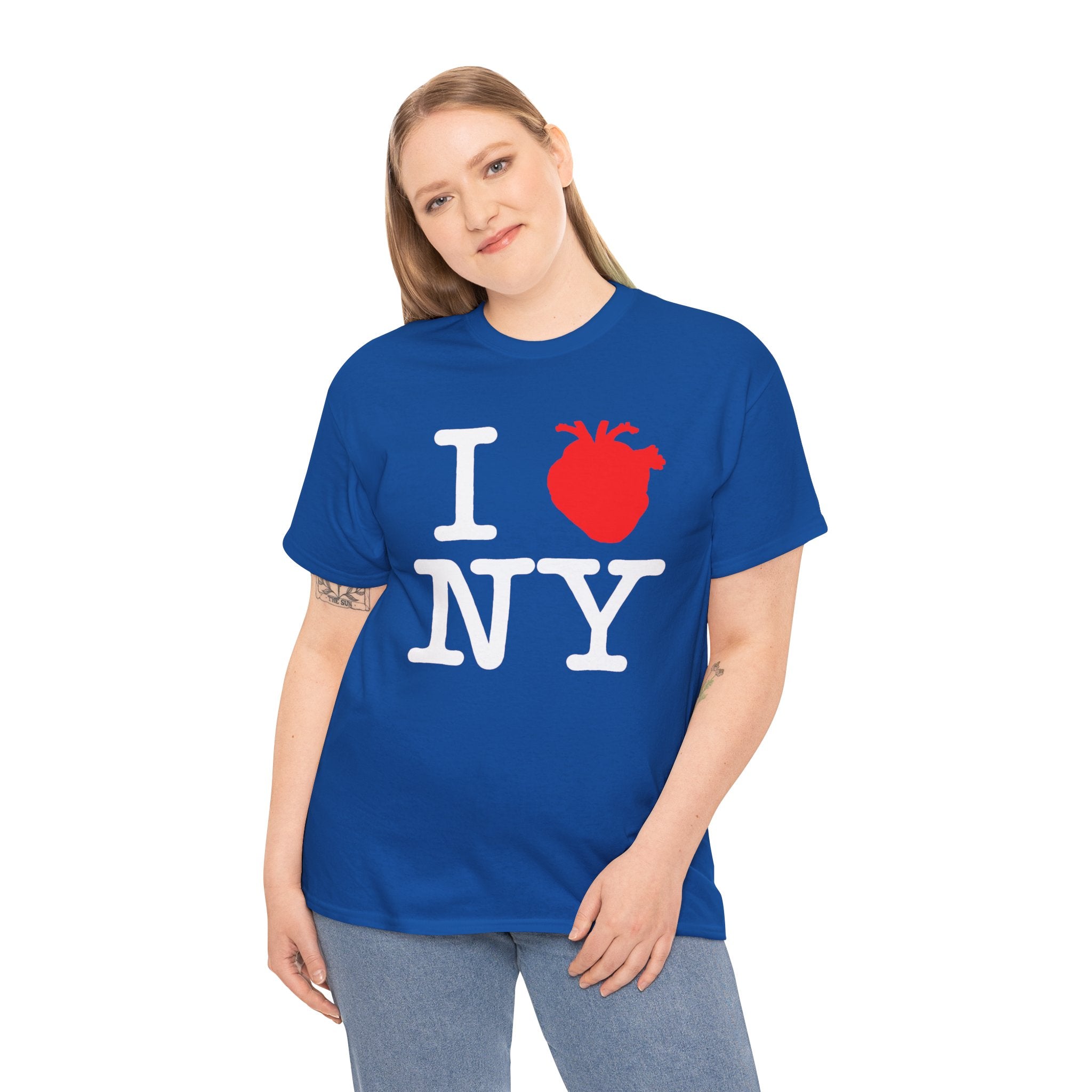 I  NY Anatomical Heart T‑Shirt — NYC Souvenir Tee