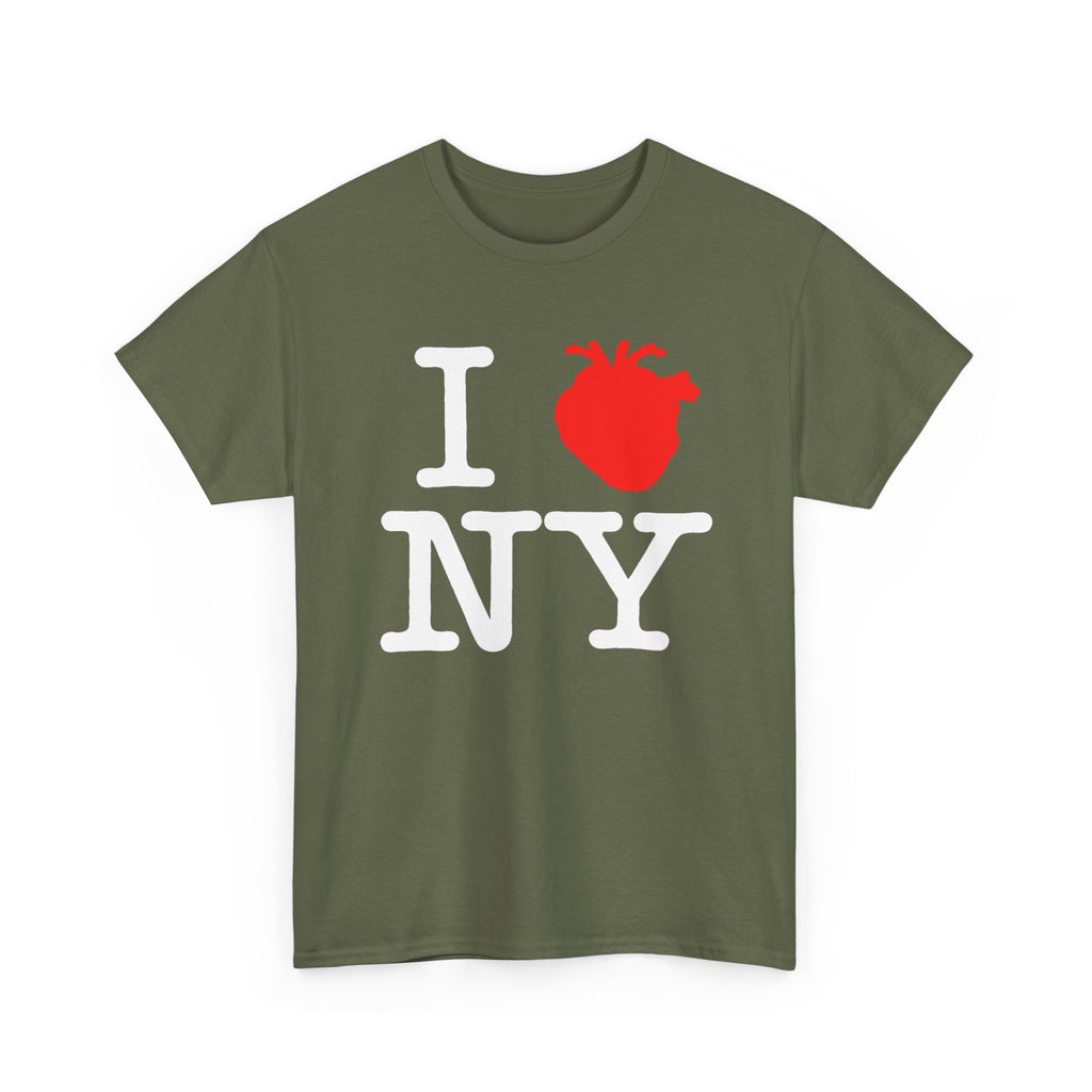 I  NY Anatomical Heart T‑Shirt — NYC Souvenir Tee