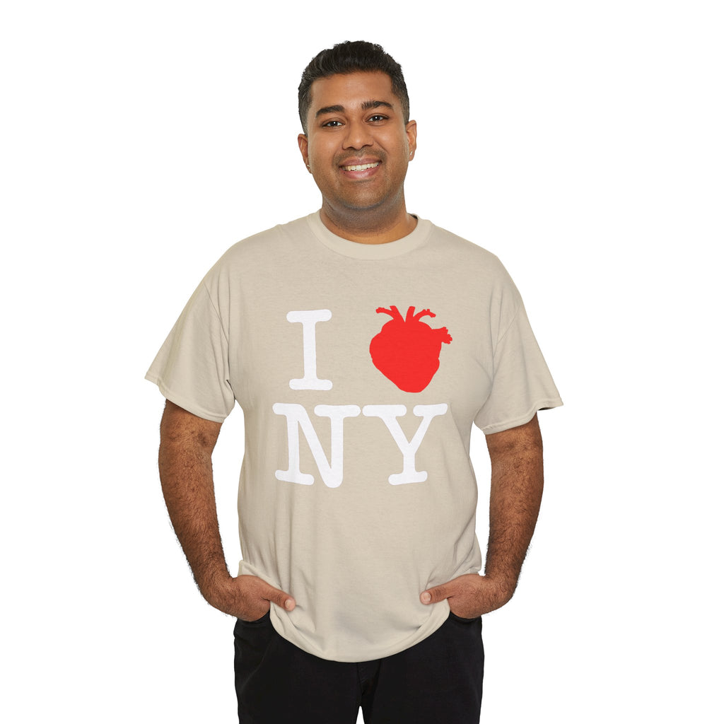 I  NY Anatomical Heart T‑Shirt — NYC Souvenir Tee