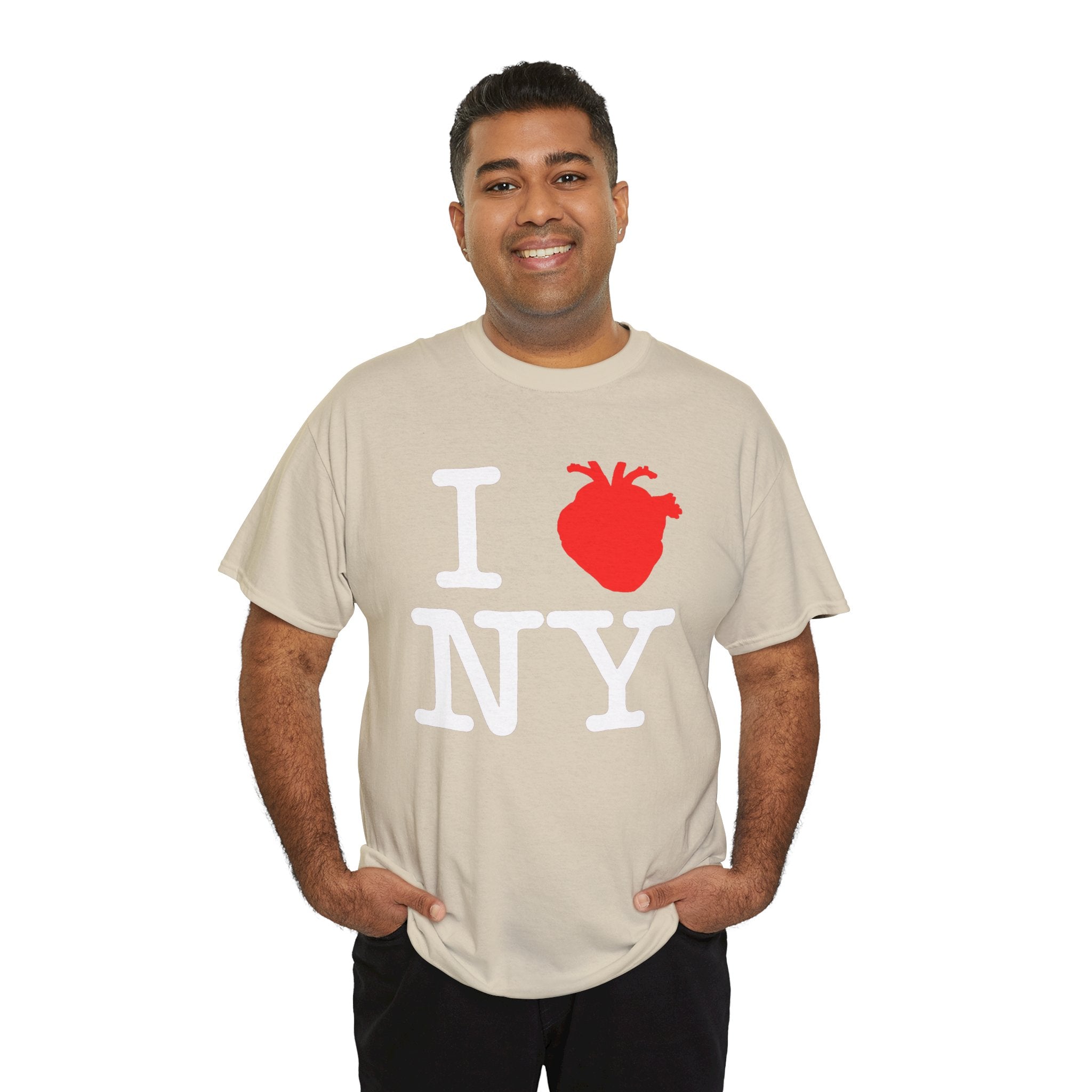 I  NY Anatomical Heart T‑Shirt — NYC Souvenir Tee