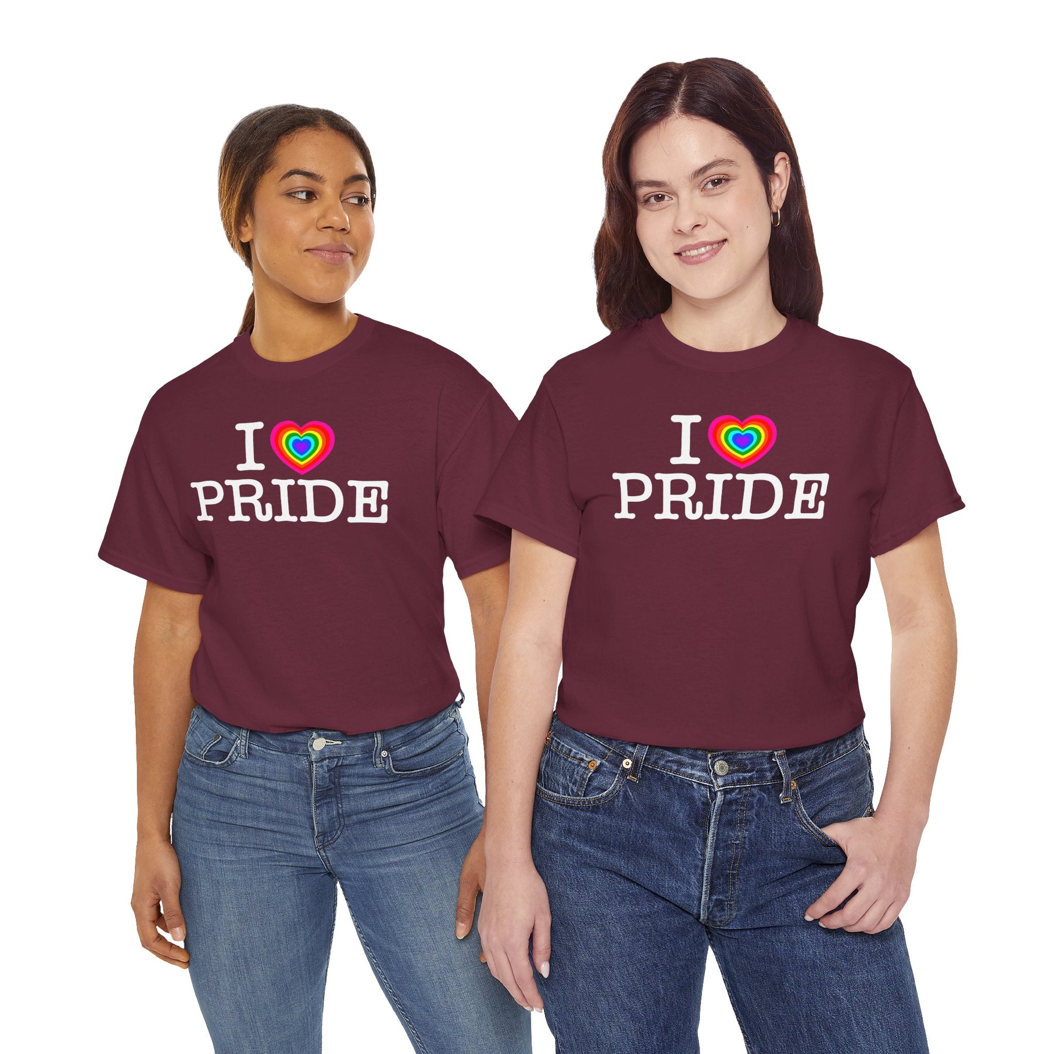 I Heart PRIDE Rainbow Heart — Classic I LOVE New York NY T-Shirt
