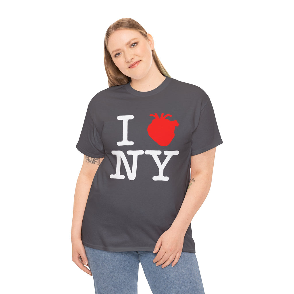 I  NY Anatomical Heart T‑Shirt — NYC Souvenir Tee