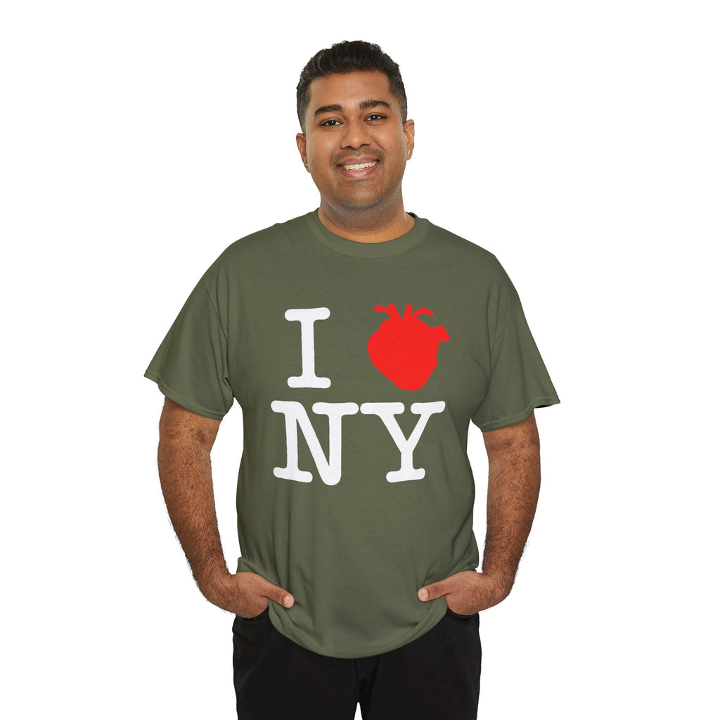 I  NY Anatomical Heart T‑Shirt — NYC Souvenir Tee