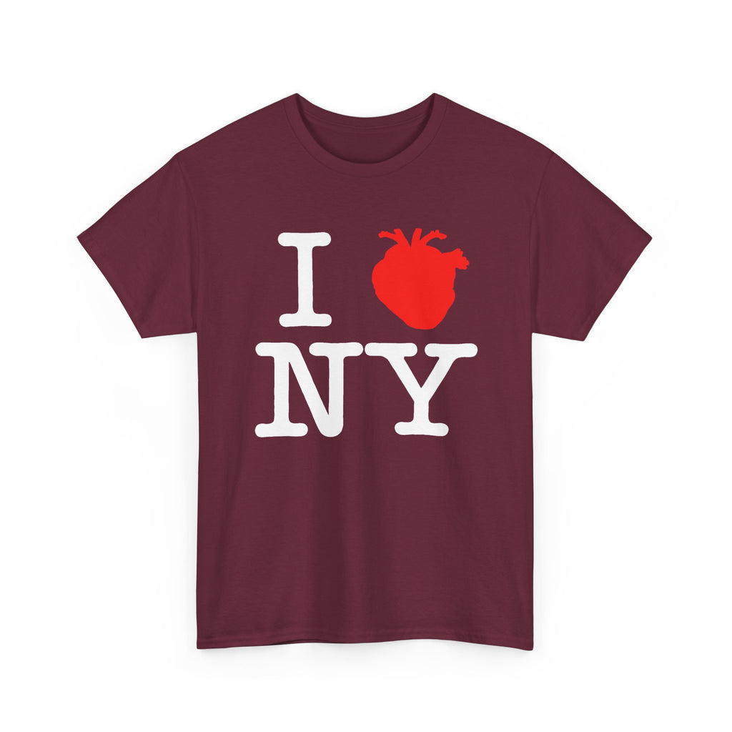 I  NY Anatomical Heart T‑Shirt — NYC Souvenir Tee
