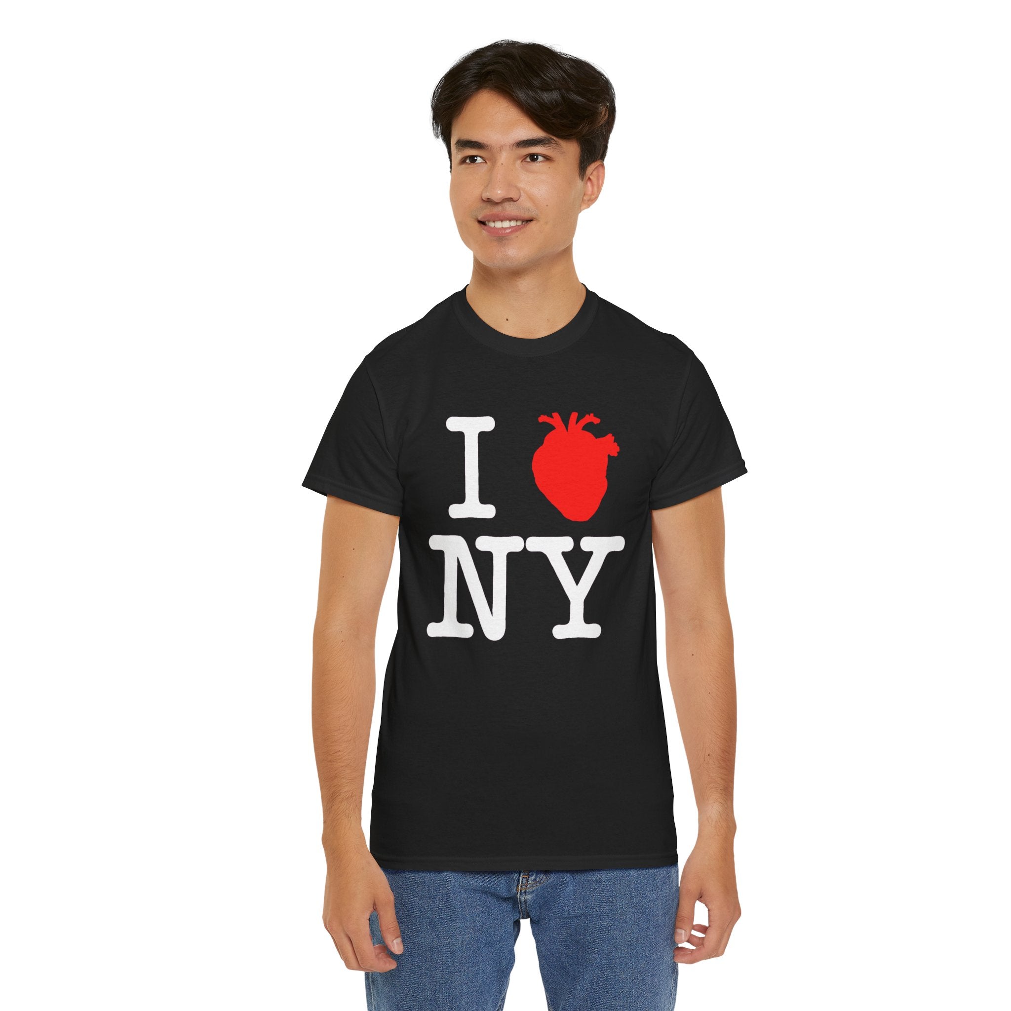 I  NY Anatomical Heart T‑Shirt — NYC Souvenir Tee