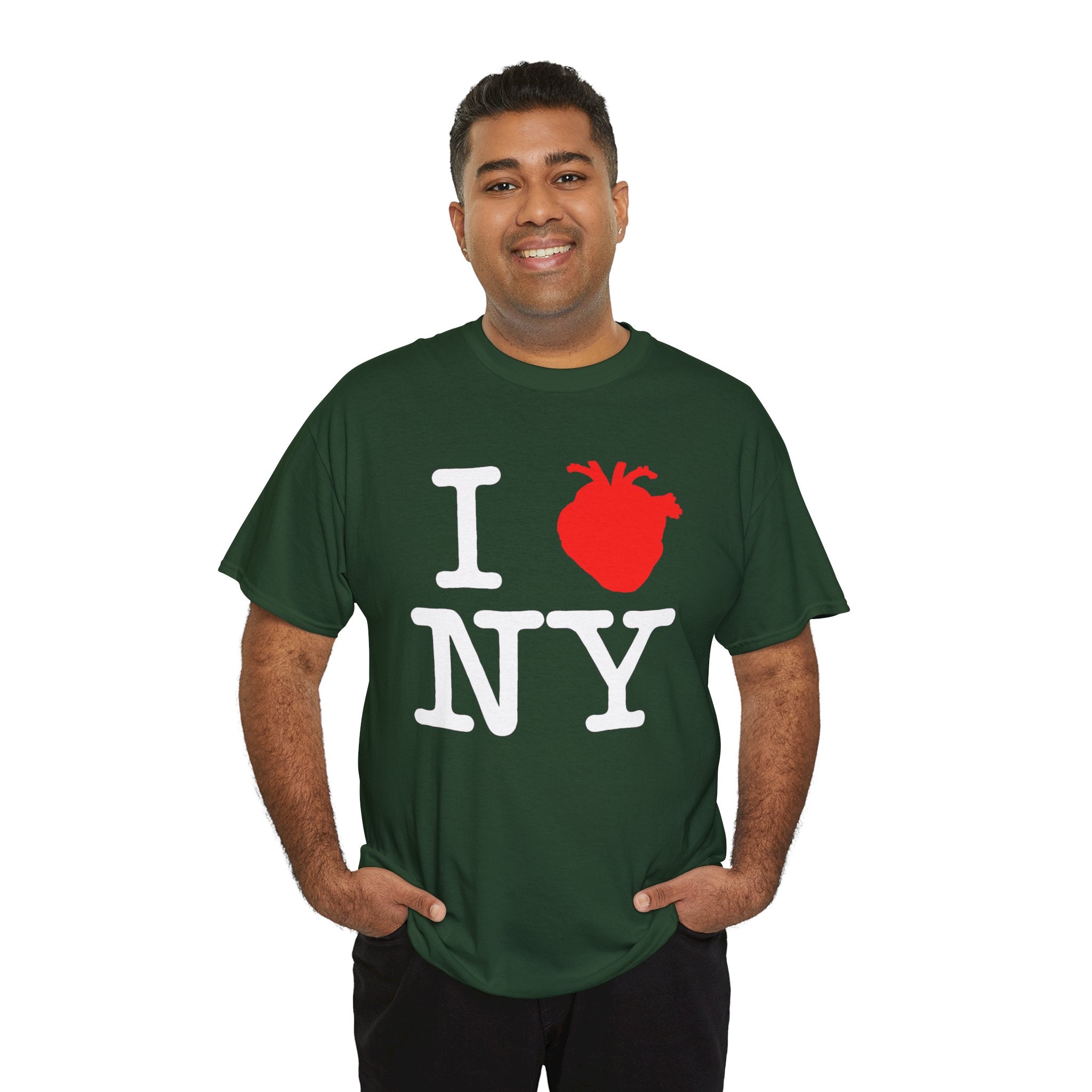 I  NY Anatomical Heart T‑Shirt — NYC Souvenir Tee