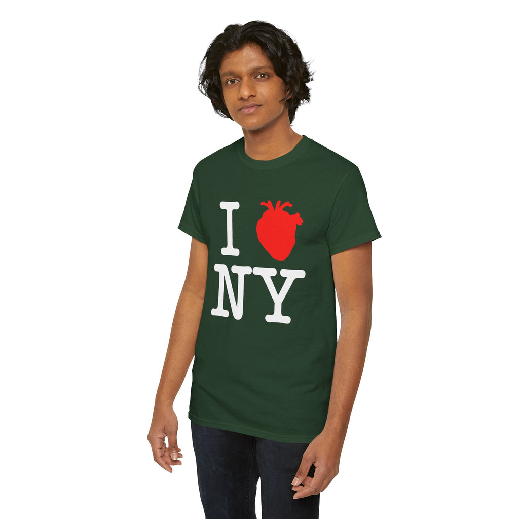I  NY Anatomical Heart T‑Shirt — NYC Souvenir Tee