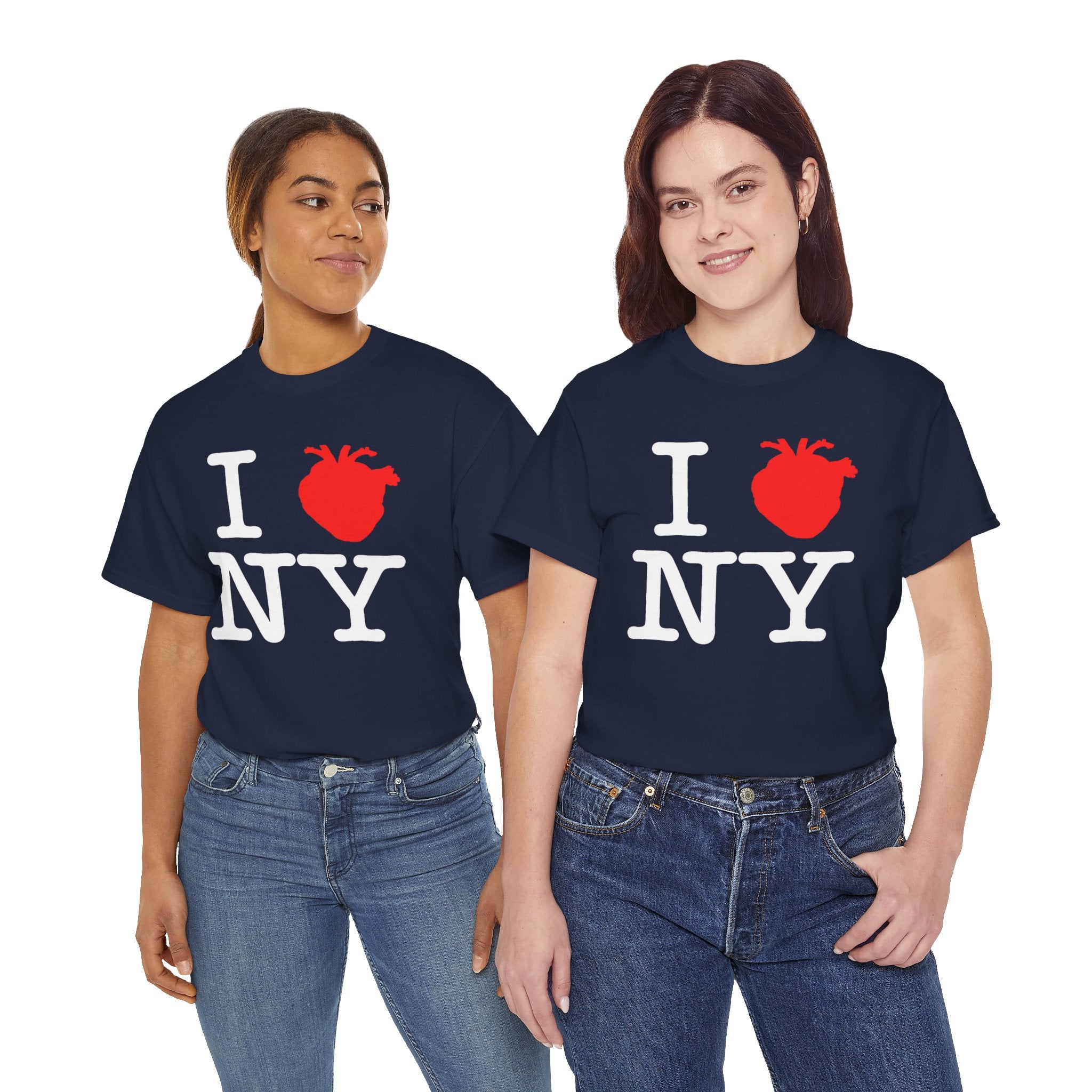 I  NY Anatomical Heart T‑Shirt — NYC Souvenir Tee