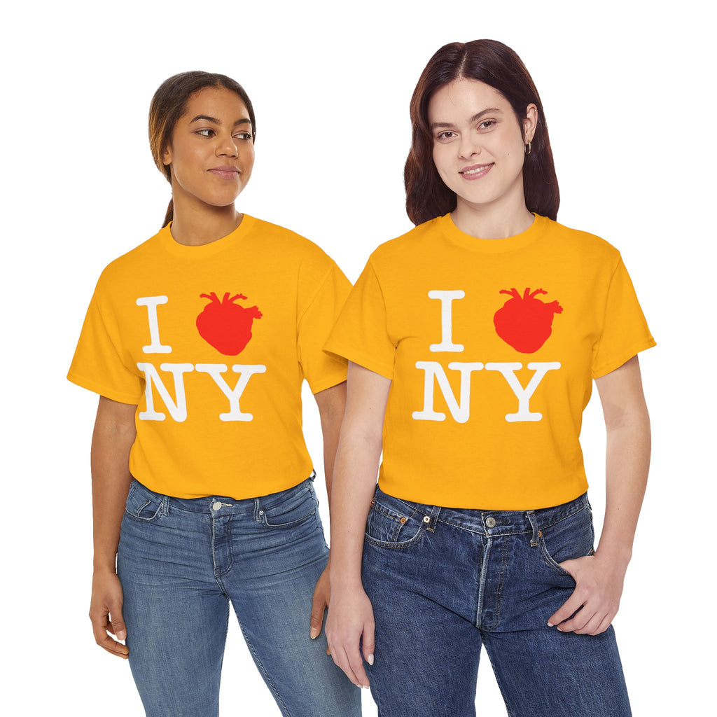I  NY Anatomical Heart T‑Shirt — NYC Souvenir Tee